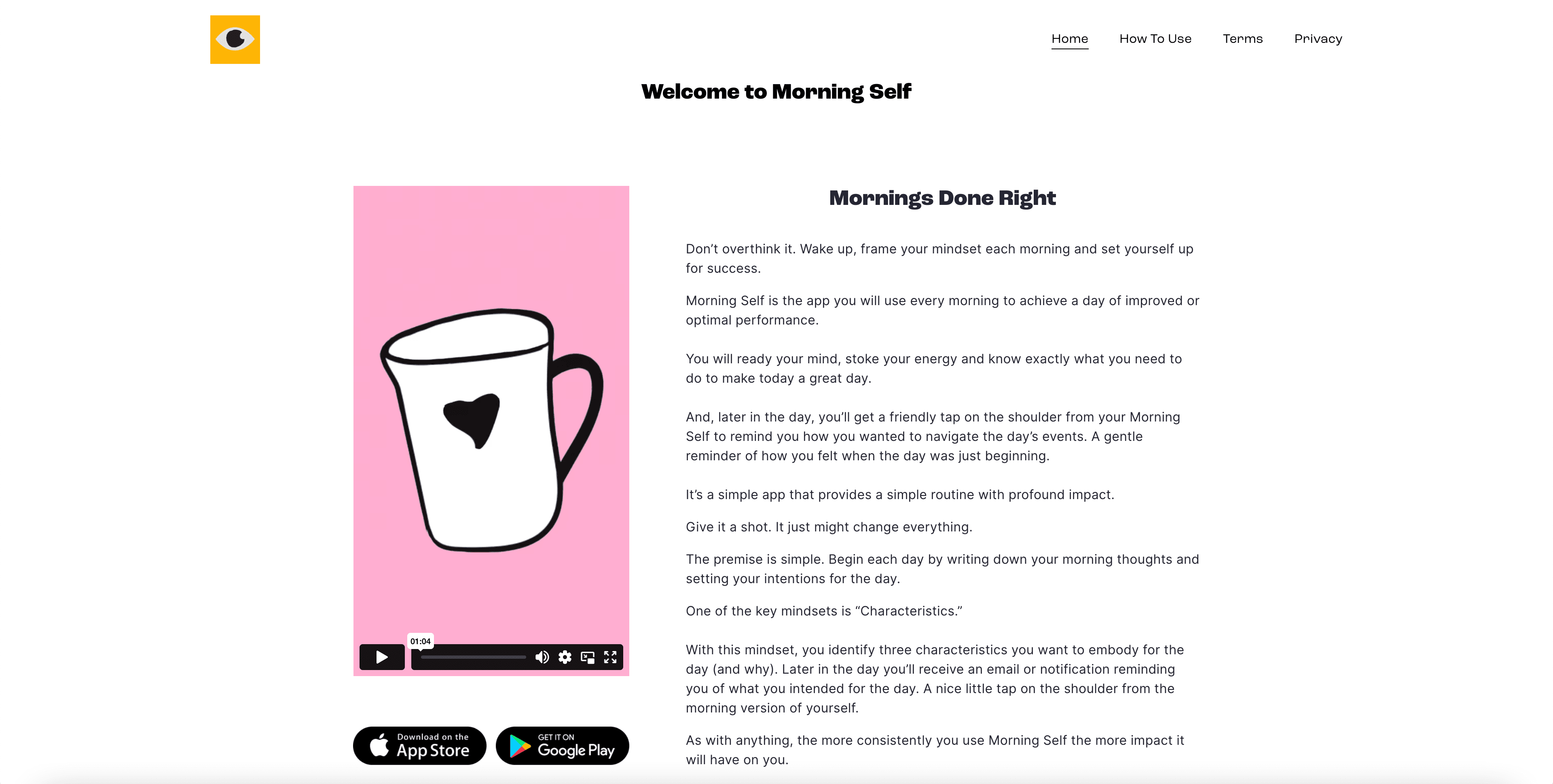 Cover image for Morning Self App