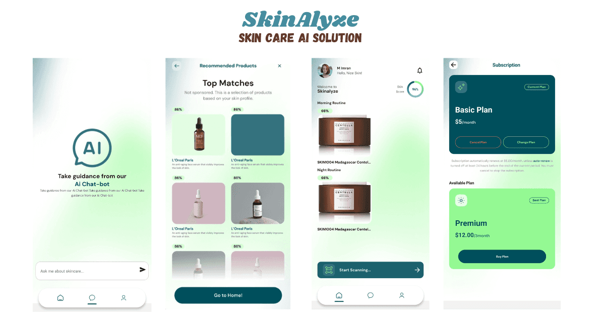 Cover image for SkinAlyze Mobile App